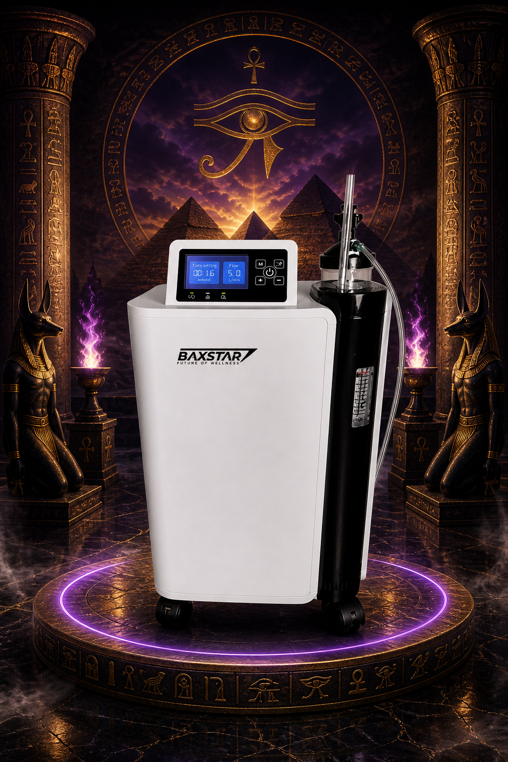🌬️⚡𓂀 Baxstar Oxygen Generator™ – Advanced Oxygen Therapy System 𓋹