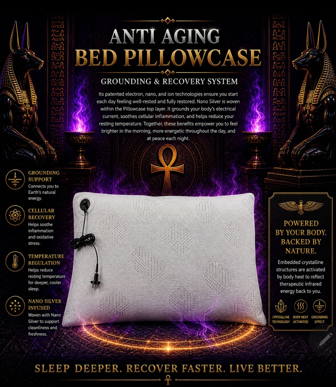 ✨ ANTI AGING BED PILLOWCASE™ ✨