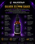👁️⚡ BAXSTAR SILVER 23 PPM SAUCE™ 𓂀💧⚡𓋹 ✨👁️