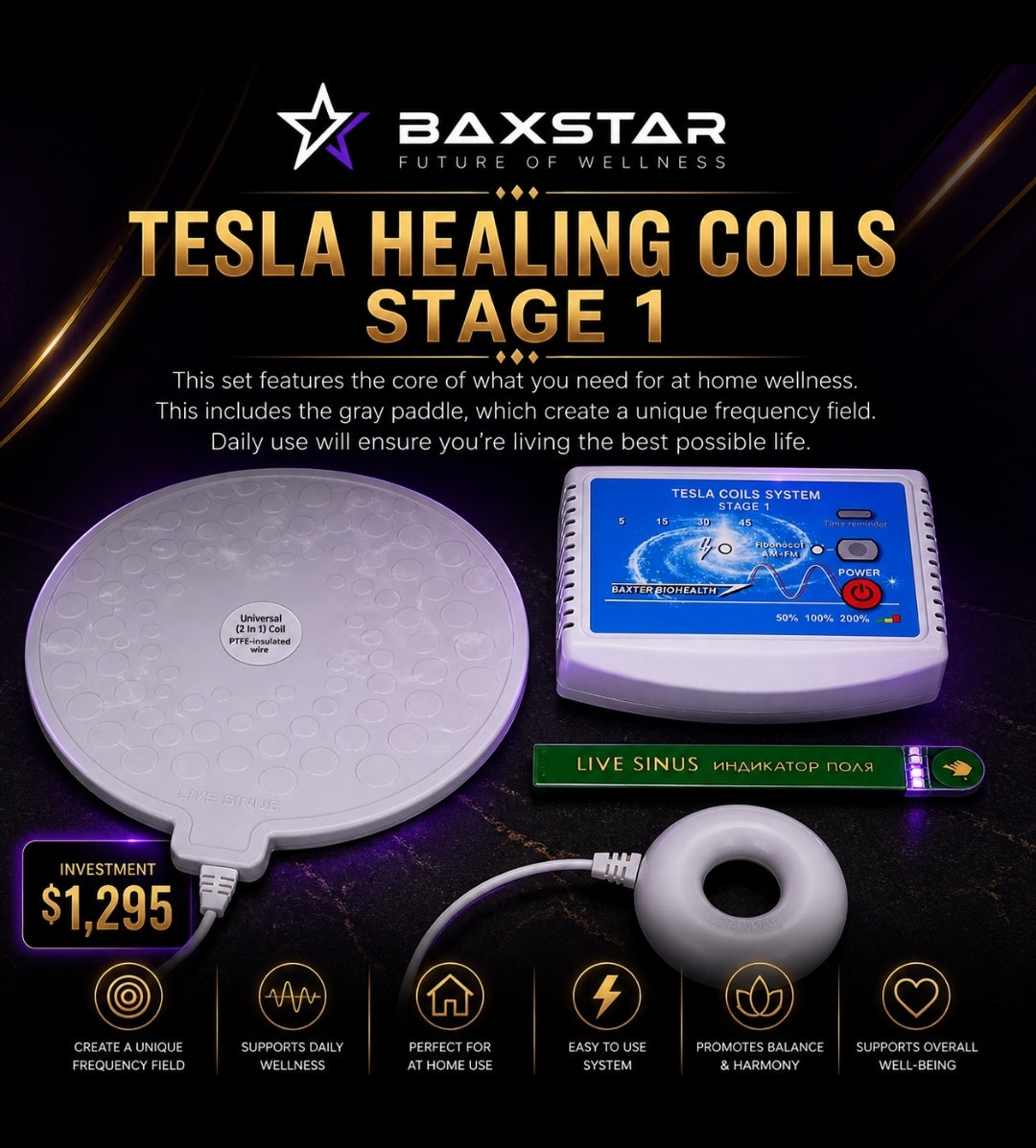👁️⚡BAXSTAR TESLA HEALING COILS STAGE 1™ 𓂀⚡𓋹 ✨👁️

 