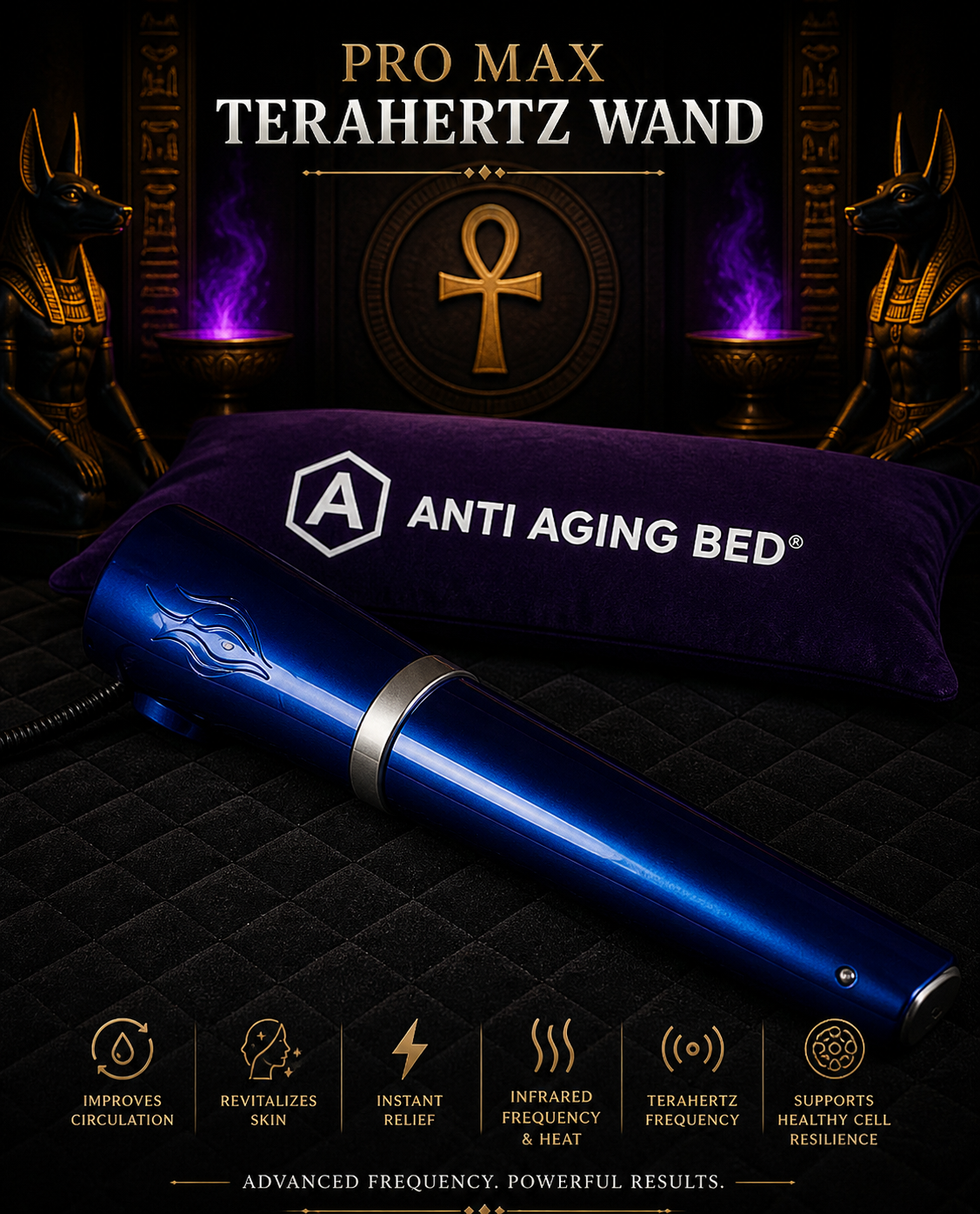 🔷⚡𓂀 Pro Max Terahertz Wand™ – Elite Frequency Recovery Device 𓋹
